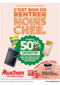 Prospectus Auchan MONTIVILLIERS : C'est bon de rentrer moins cher
