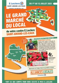 Prospectus E.Leclerc SAINT AMAND LES EAUX : ALLIANCES LOCALES