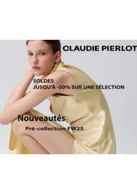 Prospectus Claudie Pierlot NANCY  : SOLDES JUSQU'À -50% SUR UNE SÉLECTION