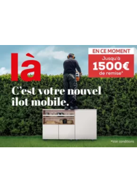 Prospectus cuisinella CORMONTREUIL : L'îlot qui suit toutes vos envies, même passagères