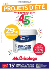 Prospectus Mr Bricolage TOUQUES : LES PROJETS D'ÉTÉ nous RAPPROCHENT depuis 45 ans