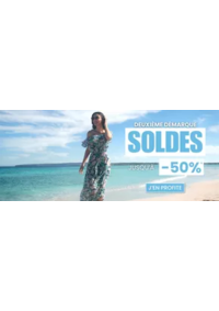 Prospectus Jacqueline Riu ANGLET : Deuxième démarque soldes Jusqu'à -50%