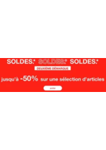 Promos et remises  : SOLDES jusqu'à -50 %