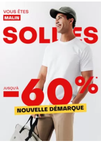 Prospectus Jules PARIS 1 - C.C. Forum Des Halles : Soldes Nouvelle démarque jusqu'à -60%