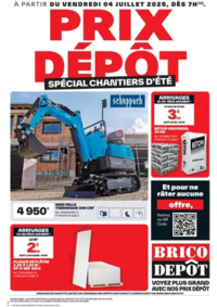 Prospectus Brico Dépôt CANNES ECLUSE : Spécial chantiers d'été !