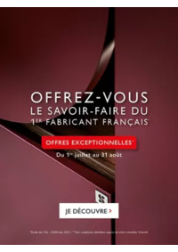 Prospectus Cuisines Schmidt ARBENT : Offrez-vous le savoir-faire du premier fabricant français* !