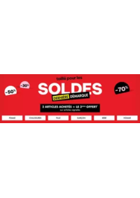 Prospectus Gemo LANNION : Soldes Jusqu'à -70%