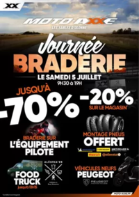 Prospectus Moto Axxe CONDE SUR SARTHE / ALENCON : SOLDES jusqu'à -70 %