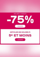 SOLDES jusqu'à -75 % - claire's