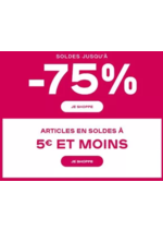 Promos et remises  : SOLDES jusqu'à -75 %