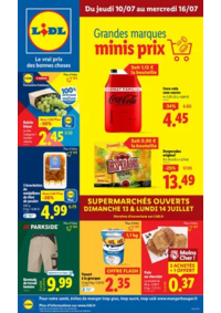 Prospectus Lidl MARCKOLSHEIM : Retrouvez vos marques préférées du quotidien à prix minis en supermarché Lidl !