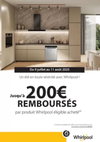 Prospectus Copra SAVIGNY SUR ORGE : WHIRLPOOL vous rembourse jusqu'à 200€