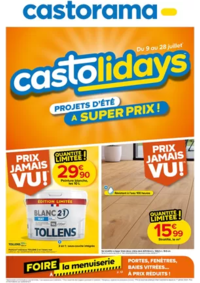 Prospectus Castorama ROANNE : Castolidays, projets d'été à super prix !