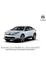 Prospectus Citroen : NOUVELLE CITROËN C4 / Ë-C4 SOCIÉTÉ