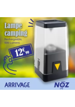 Prospectus NOZ : ARRIVAGE Lampe camping