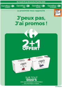 Prospectus Carrefour CHARENTON LE PONT : J'PEUX PAS J'AI PROMOS DU 15 AU 27 JUILLET