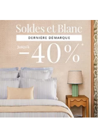 Prospectus Yves Delorme LILLE : Soldes et Blanc Jusqu'à -40%
