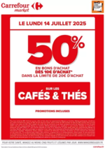 Promos et remises  : OPÉRATION BONS D’ACHAT SUR LES CAFÉS & THÉS