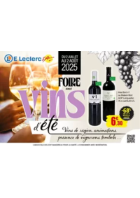 Prospectus E.Leclerc SAINT AUNES : FOIRE AUX VINS ETE