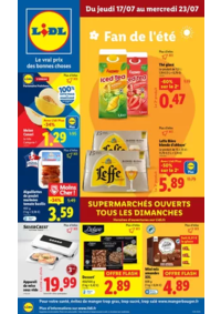 Prospectus Lidl BEUVILLERS : Profitez d'une sélection de produits Lidl pour des repas ensoleillés à prix minis !