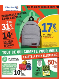 Prospectus E.Leclerc CONFLANS EN JARNISY : DEPENSER MOINS 15