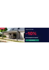 Prospectus K par K AUBAGNE : -10% de remise sur les pergolas et les carports