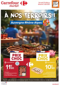 Prospectus Carrefour Market ANSE : A NOS TERROIRS ! AUVERGNE RHÔNE-ALPES