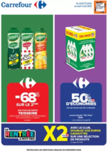Prospectus Carrefour : LA RENTRÉE A PETIT PRIX X2