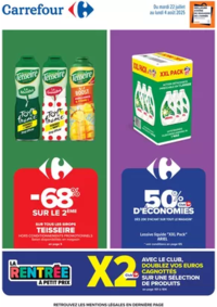 Prospectus Carrefour Drive RIOM MENETROL : LA RENTRÉE A PETIT PRIX X2