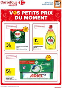 Prospectus Carrefour Market CHARTRETTES : LES PETITS PRIX DU MOMENT !