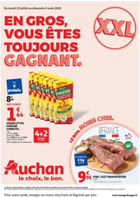 Prospectus Auchan Villars Porte du Furez : En gros, vous êtes toujours gagnant