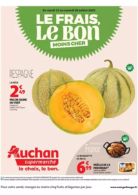 Prospectus Auchan Supermarché Beaumont 2 : Les prix bas qui font du bien au quotidien