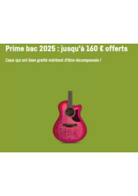 Prospectus CIC PARIS : Prime bac 2025 : jusqu'à 160 € offerts