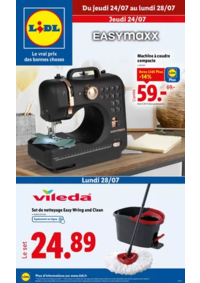 Prospectus Lidl SANCE : Profitez des ventes Lidl et découvrez des produits sport, pour la cuisine et la maison !