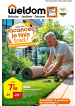 Prospectus Weldom : C’est les vacances, je finis tout !