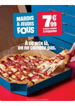 Prospectus Domino's pizza : Offre du moment