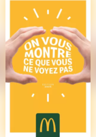 ON VOUS MONTRE CE QUE VOUS NE VOYEZ PAS - Mc Donald's