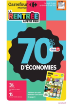 Prospectus Carrefour : LA RENTRÉE À PETIT PRIX