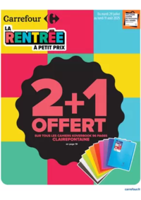 Prospectus Carrefour TOULON : LA RENTRÉE À PETIT PRIX