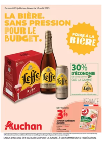 Prospectus Auchan ESCAUDOEUVRES : Foire à la bière : sans pression pour le budget
