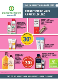 Prospectus Parapharmacie E.Leclerc CLICHY : Prospectus Eté
