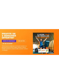 Prospectus Basic-Fit Aubervilliers rue Pasteur : Offre de Bienvenue valable pour une nouvelle inscription à un abonnement annuel Comfort (24,99€/4 se