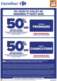 Prospectus Carrefour Contact Tassin La Demi Lune : OPÉRATION BON D’ACHAT SUR FROMAGES & CHARCUTERIE