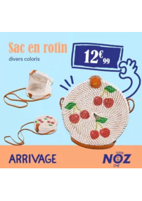 Prospectus NOZ Saint-Péray : Sac en rotin