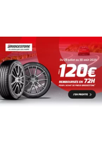 Prospectus Profil + VILLERS BOCAGE : Jusqu’à 120€ remboursés avec BRIDGESTONE chez Profil Plus !
