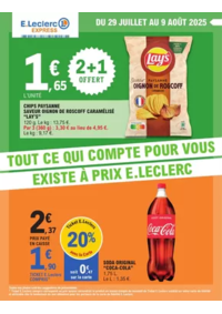 Prospectus E.Leclerc Express Dormans : TOUT CE QUI COMPTE POUR VOUS EXISTE À PRIX E.LECLERC