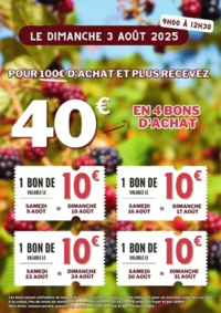 Prospectus E.Leclerc HAZEBROUCK : Bons dachat 3 août
