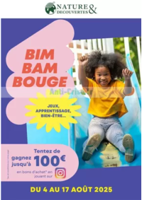 Prospectus Nature & Découvertes MARSEILLE : BIM BAM BOUGE