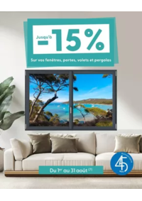 Prospectus Tryba L'HAY LES ROSES : Jusqu’à -15% cet été, sur les fenêtres, portes, volets et pergolas !