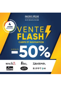 Prospectus Pacific Pêche POITIERS - ST BENOIT : Vente Flash 100% CARPE - NAVIGATION